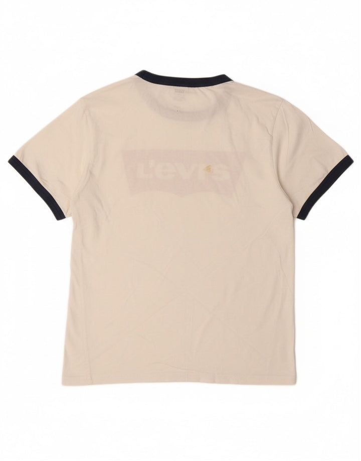 LEVI'S Mens Graphic T-Shirt Top Small White