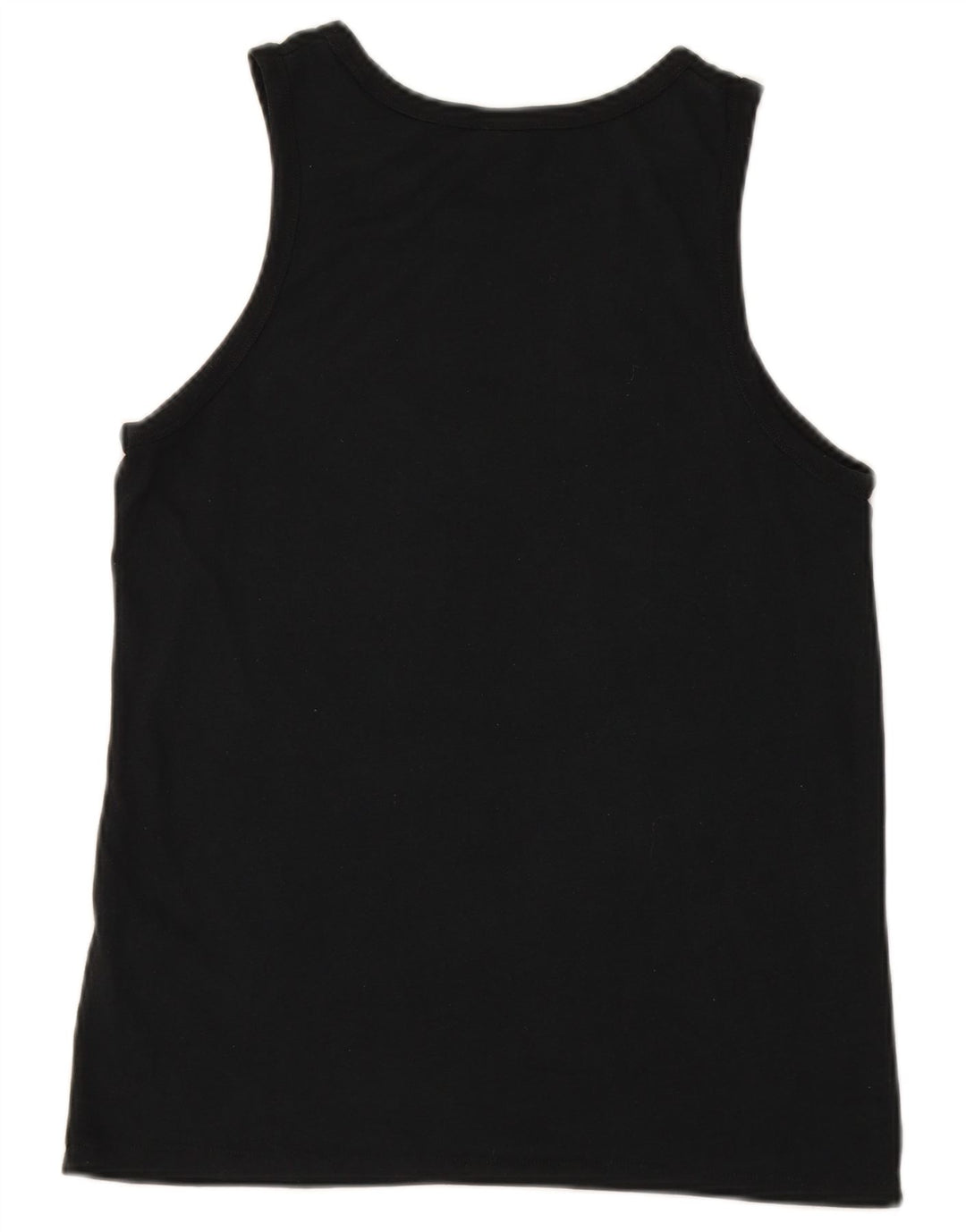 NIKE Mens Graphic Vest Top Small Black Polyester