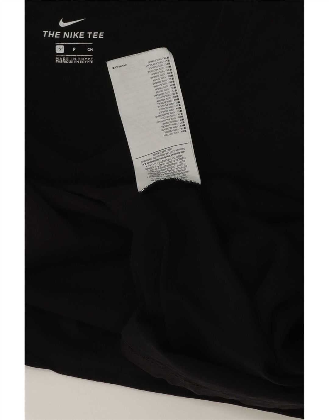 T-shirt da donna Nike Top UK 10 piccola in cotone nero