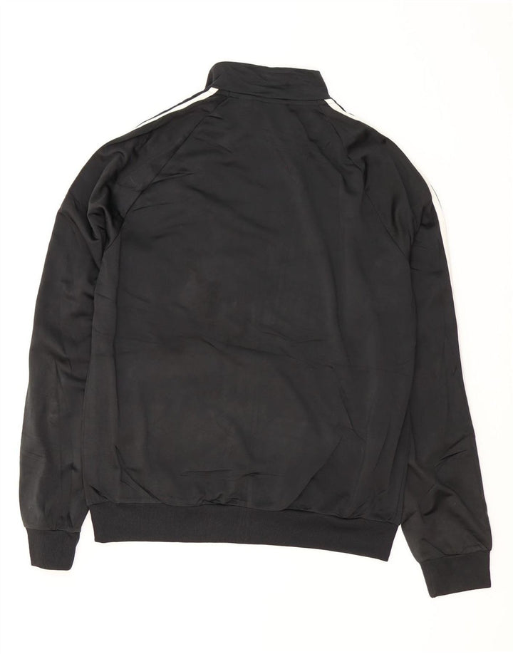 Giacca da tuta da uomo ADIDAS media nera in poliestere