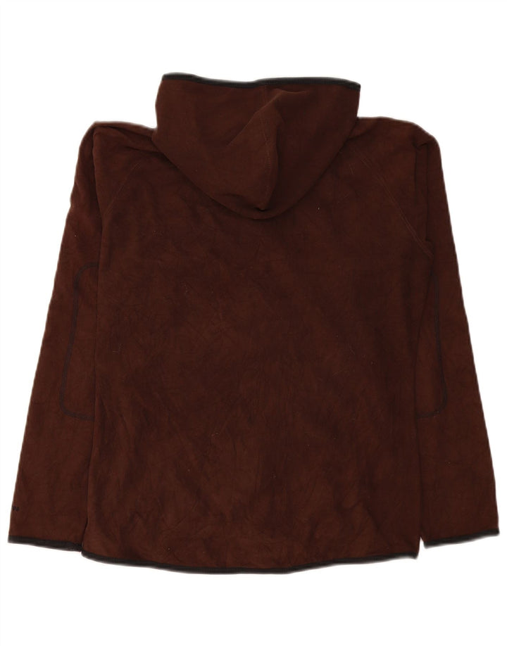 Giacca in pile con cappuccio da donna The North Face UK 12 Poliestere marrone medio