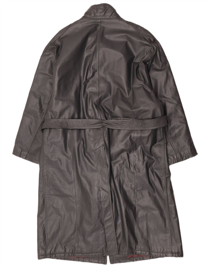 Cappotto in pelle da uomo Montes IT 56 3XL Pelle nera