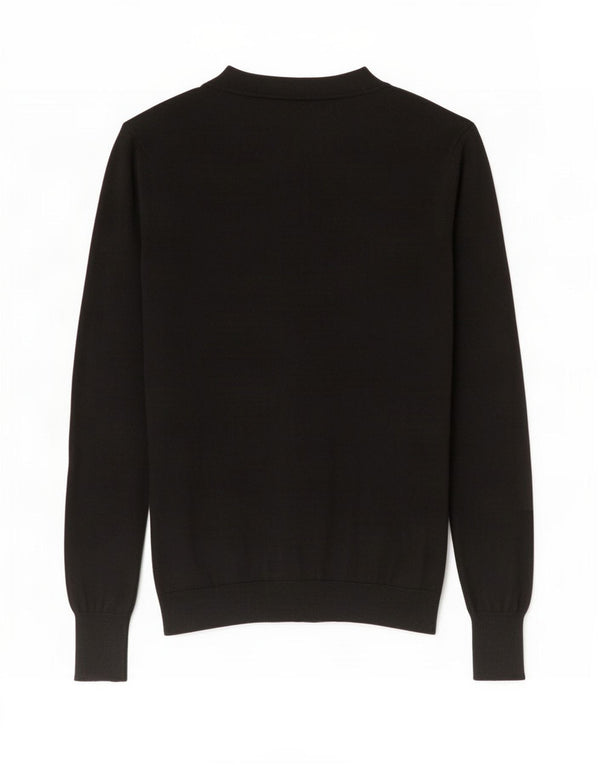 Maglione cardigan da donna Zara UK 10 piccolo in seta nera
