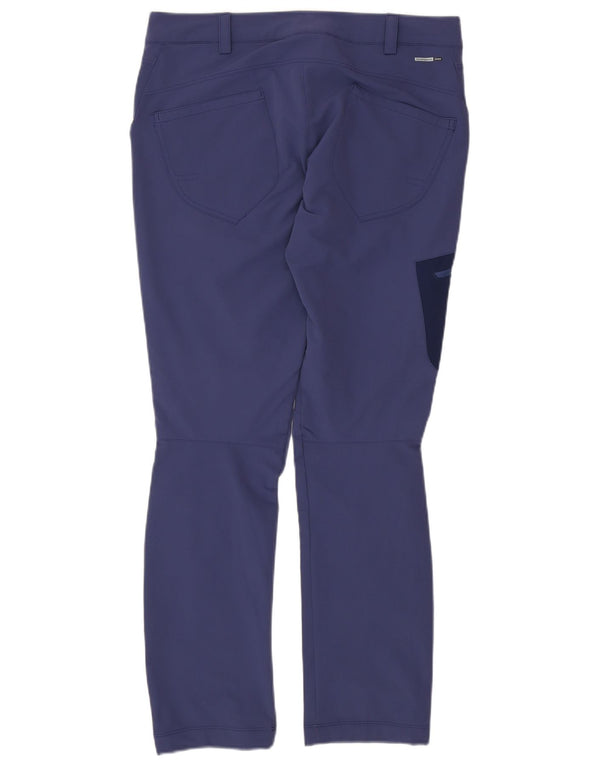 SALOMON Pantaloni cargo da escursionismo slim fit da donna UK 14 Large W34 L31 Blu