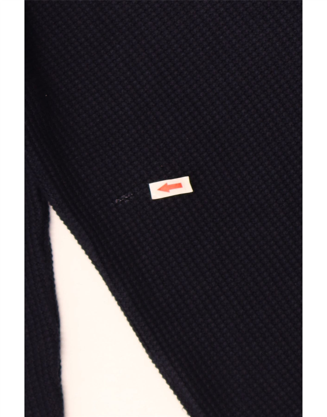Maglione maglione girocollo da uomo Zara grande in cotone blu navy