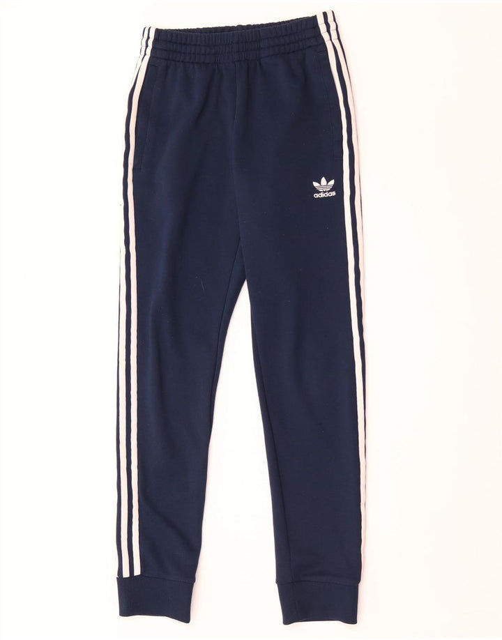 Pantaloni da tuta da uomo Adidas Joggers XS poliestere blu navy