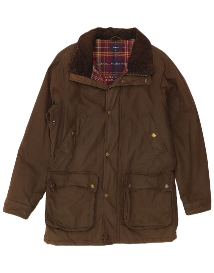 Gant Giacca da uomo in cotone cerato UK 40 Large Khaki