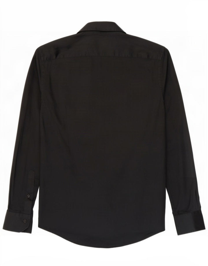 Camicia da uomo vintage XL nera