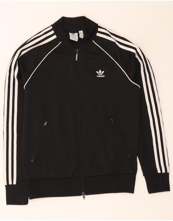 Giacca da ginnastica Adidas Prime Blue da donna UK 12 media nera