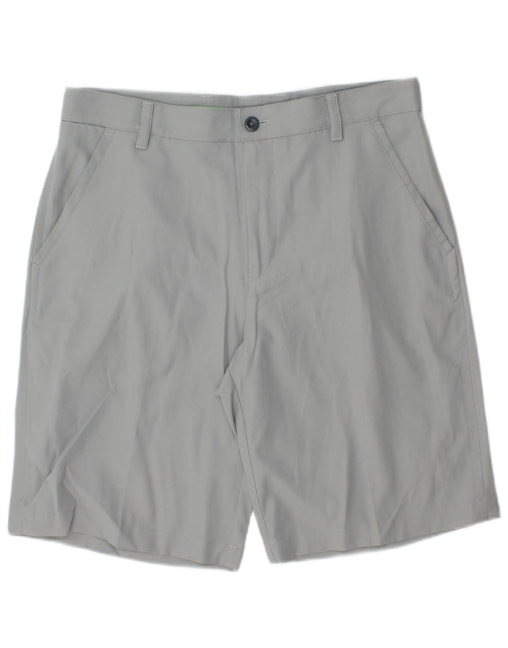 Pantaloncini chino da uomo IZOD W32 poliestere grigio medio