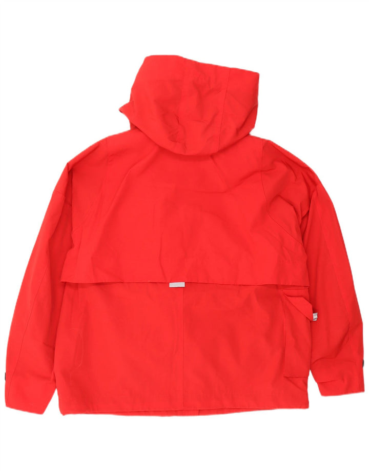 Giacca imbottita oversize con cappuccio da donna Zara UK 10 piccola rossa in poliestere
