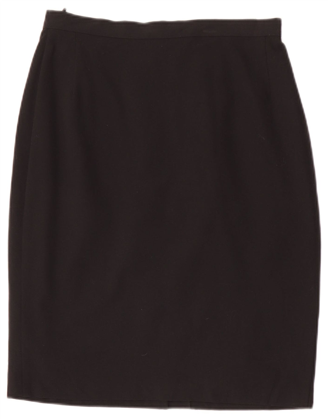 Gonna a tubino da donna Marks & Spencer UK 12 media W28 poliestere nero