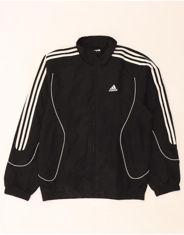 Giacca da tuta da uomo Adidas UK 36/38 Small Poliestere nero