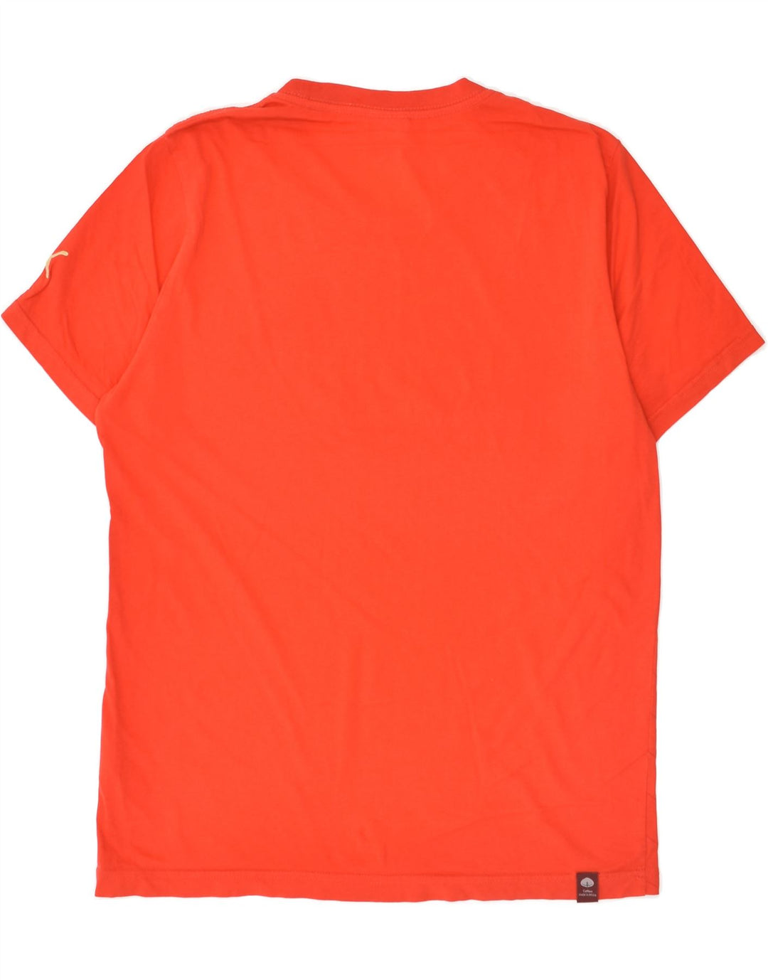 PUMA Mens T-Shirt Top Medium Red Cotton | Vintage Puma | Thrift | Second-Hand Puma | Used Clothing | Messina Hembry 