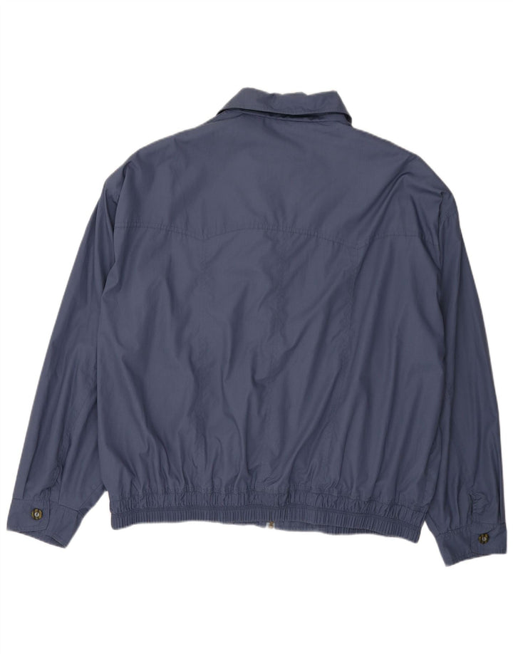 Giubbotto bomber vintage da uomo IT 60 5XL poliestere blu navy