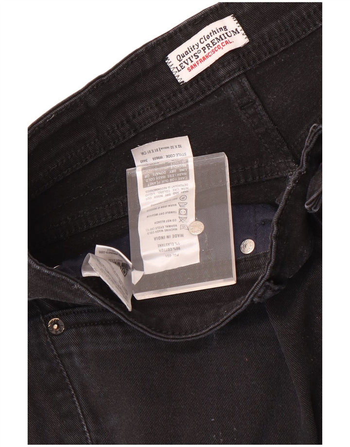 Jeans Bootcut da uomo Levi's W32 L29 cotone nero