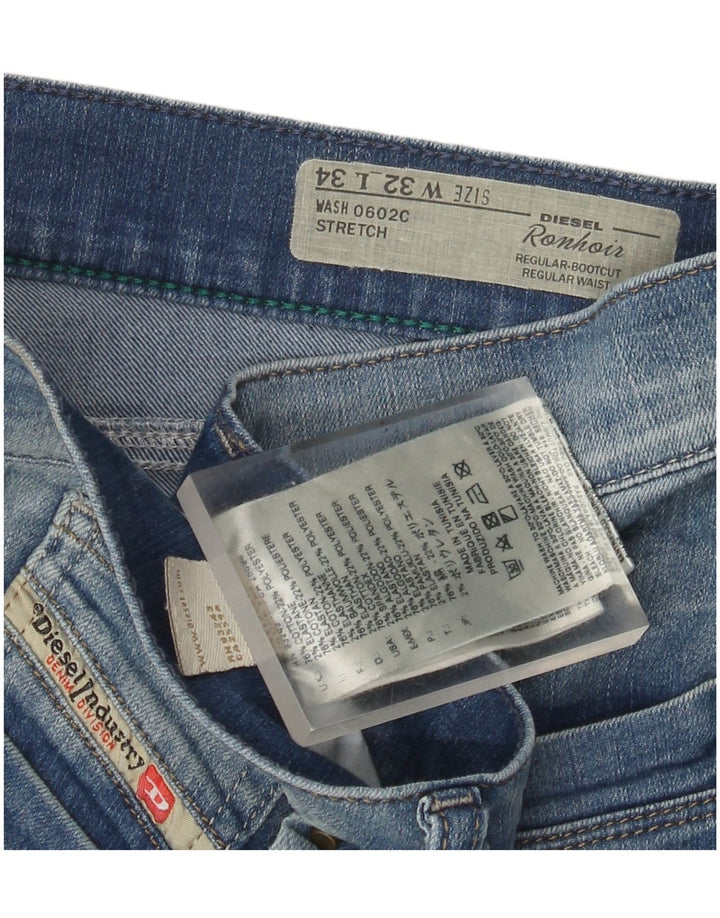 Jeans bootcut regolari Ronhoir da donna Diesel W32 L34 cotone blu