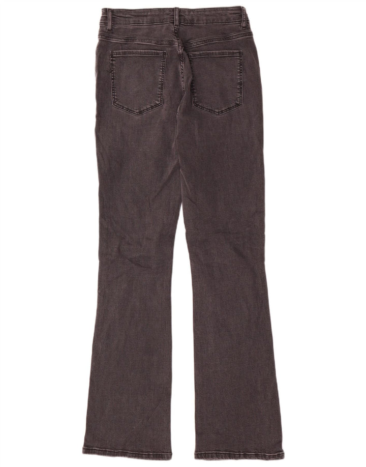 Jeans svasati a vita alta da donna Marks & Spencer UK 12 medio W28 L30 grigio