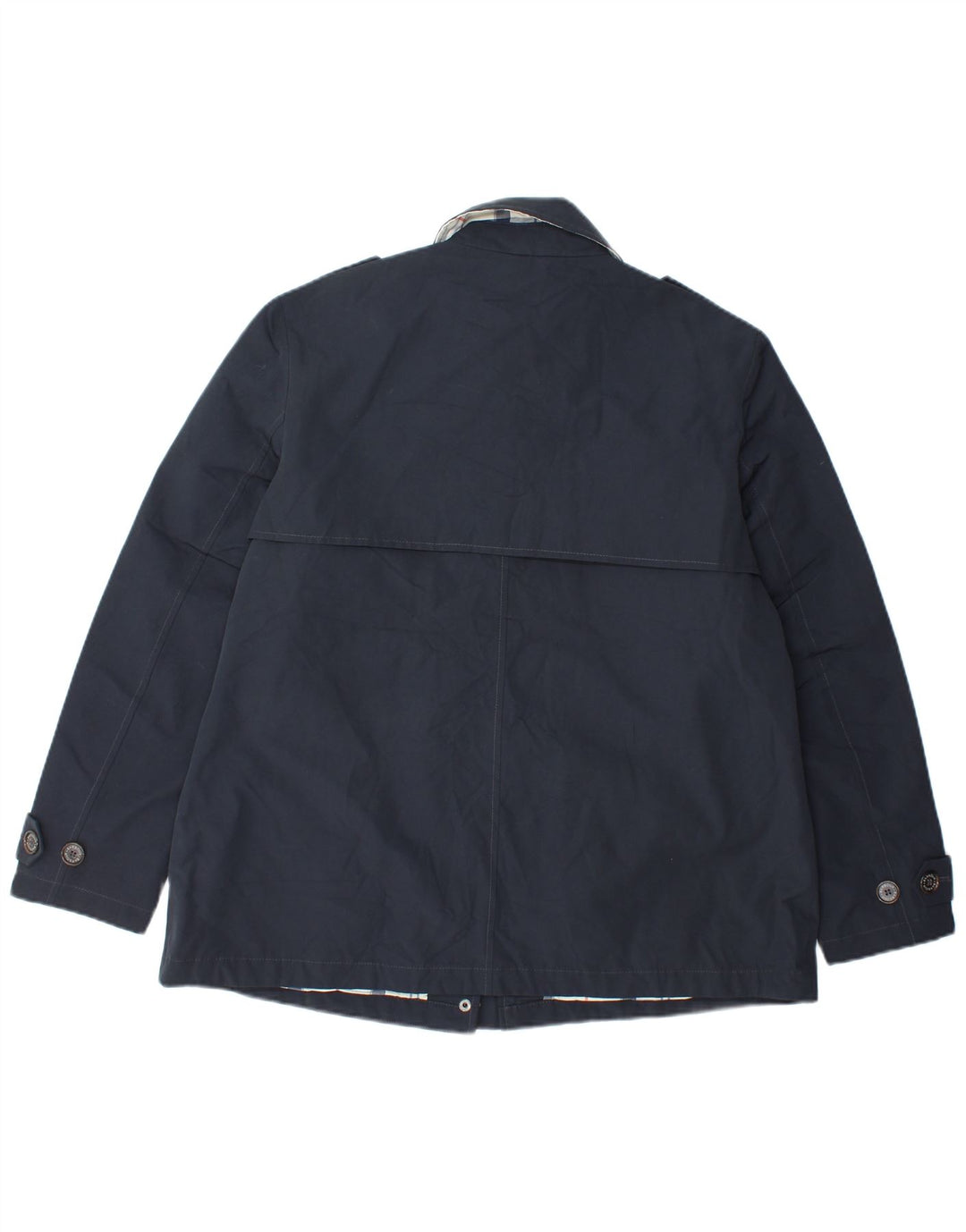 Giacca militare da donna Barbour UK 14 grande poliestere blu navy