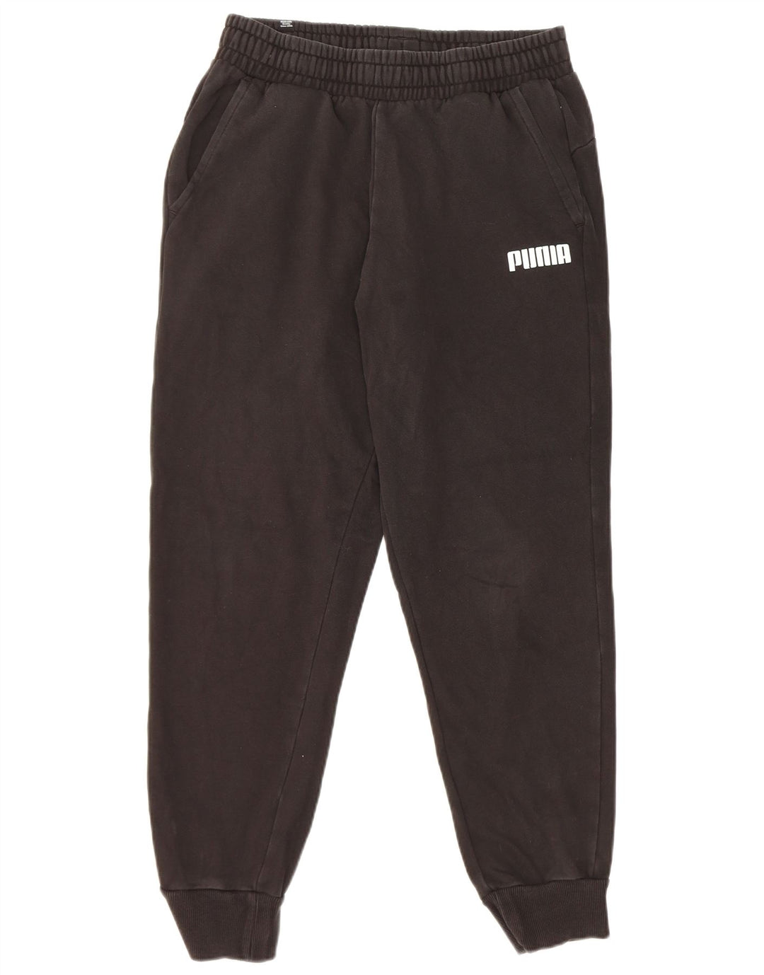 Pantaloni da tuta da uomo Puma Joggers Medium Black Cotton