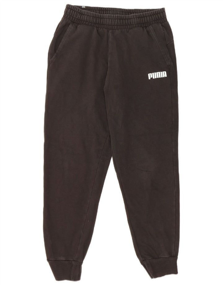 Pantaloni da tuta da uomo Puma Joggers Medium Black Cotton