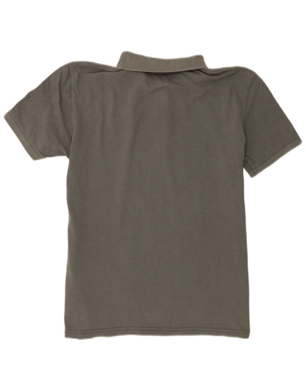 Polo da uomo Napapijri grande in cotone grigio