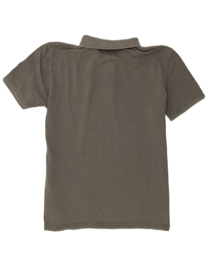 Polo da uomo Napapijri grande in cotone grigio