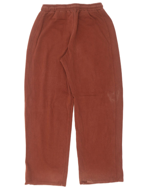 Zara Womens Tracksuit Trousers UK 10 Small Brown Cotton