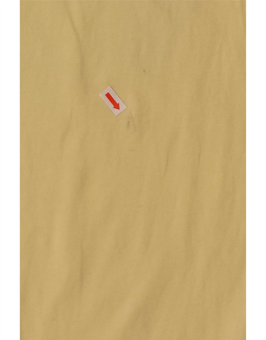 Guess T-shirt grafica da donna Top UK 12 cotone giallo medio