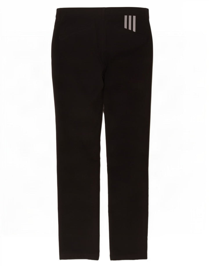 Pantaloni chino slim da uomo Adidas W32 L34 poliestere nero