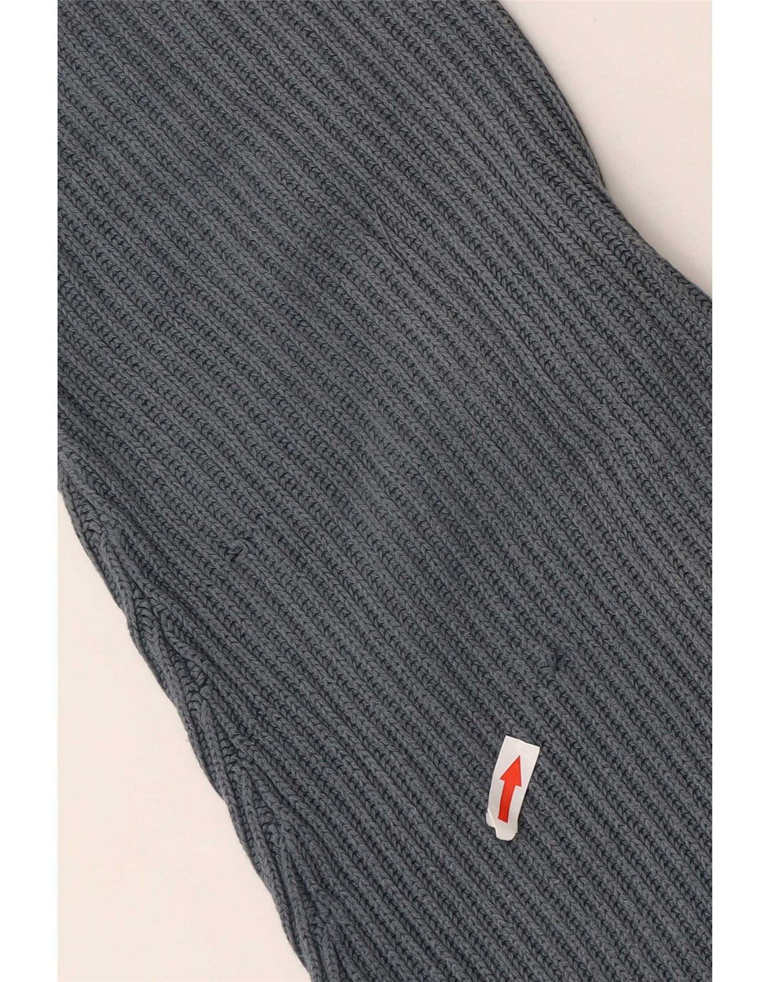 Maglione Kappa da uomo con scollo a V in cotone grigio medio