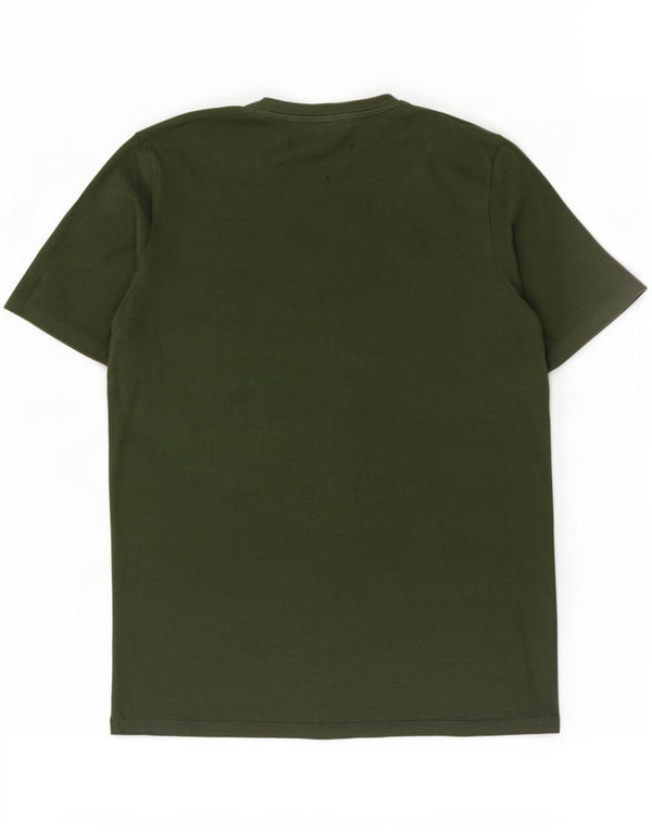 Jack & Jones T-shirt grafica da uomo grande in cotone verde