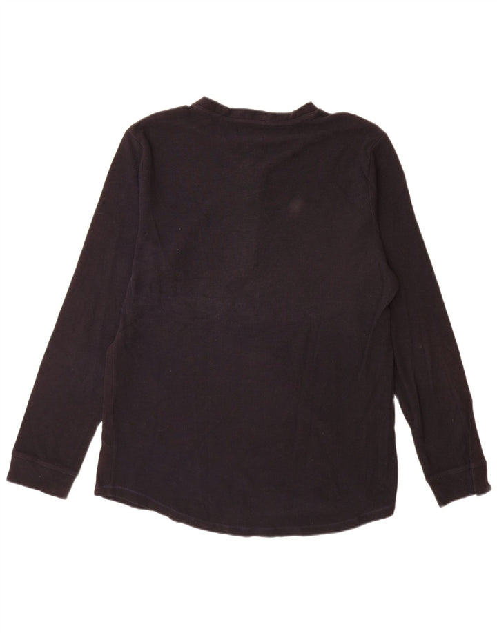 Top Zara da uomo a maniche lunghe XL blu navy