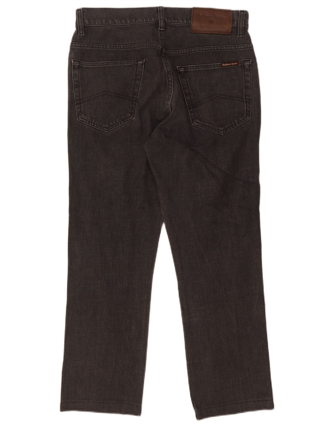 Jeans dritti da uomo Marlboro Classics W33 L27 cotone nero