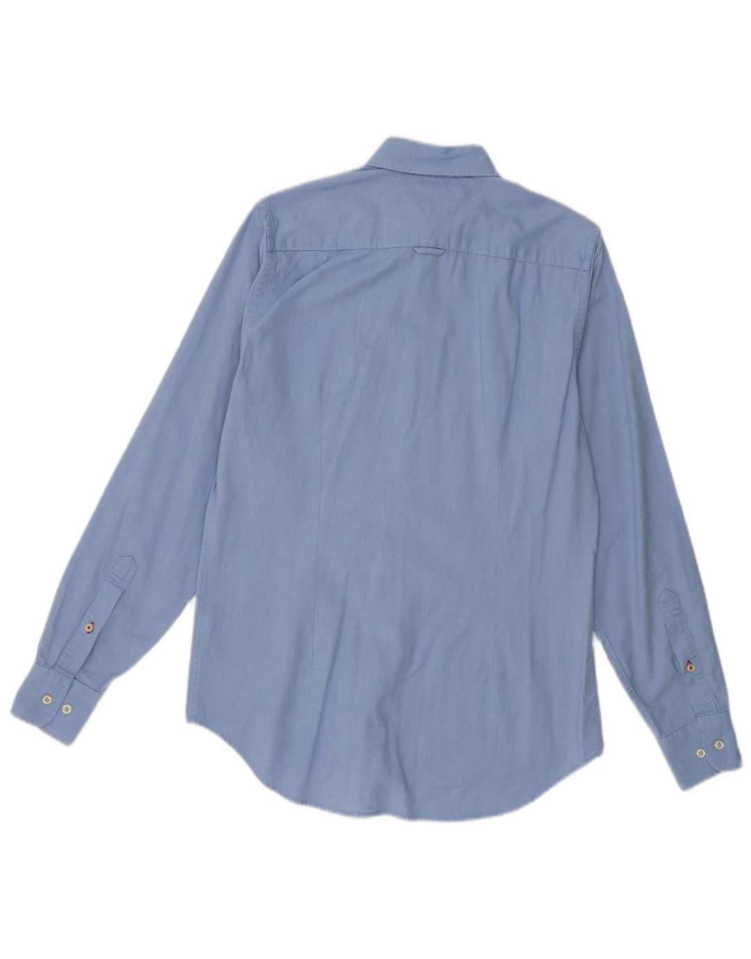 Camicia slim fit da uomo Tommy Hilfiger piccola in cotone blu