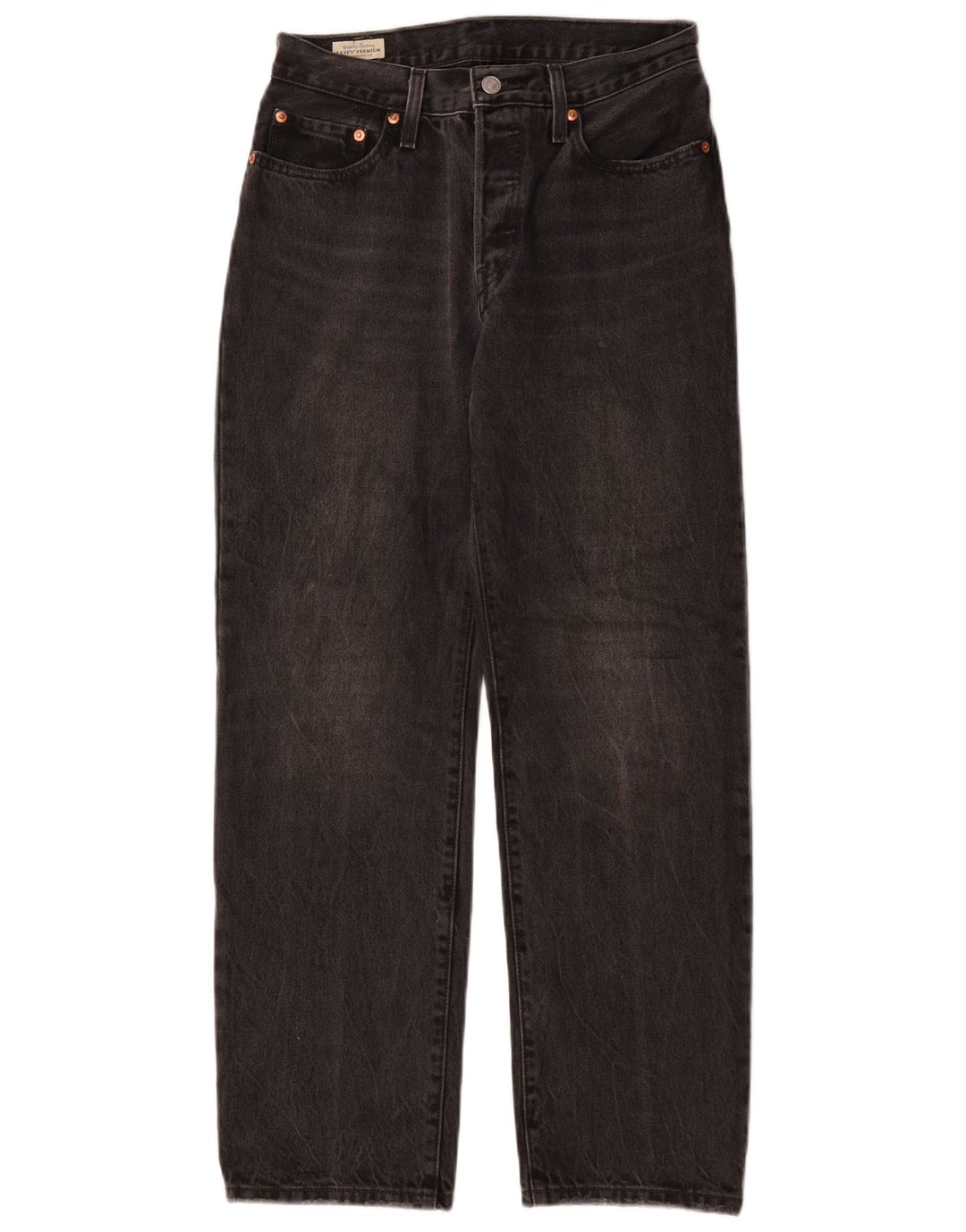 Levi's Uomo 501 Jeans dritti W26 L30 Cotone Nero