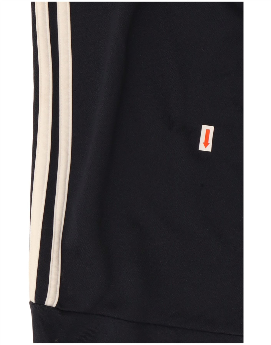 Pantaloni da tuta da uomo Adidas medi in poliestere a righe blu navy