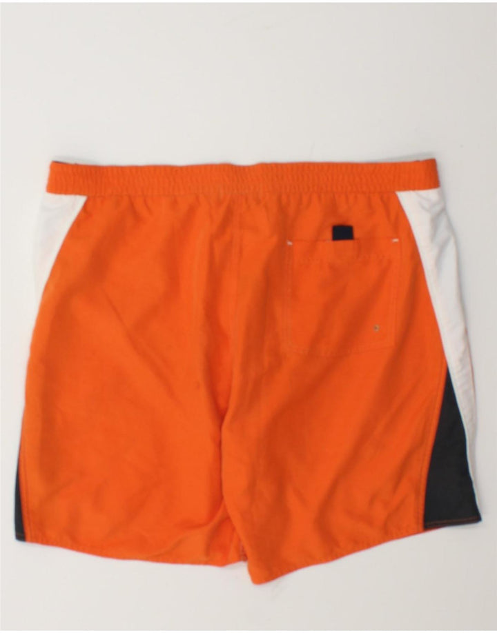 Pantaloncini da bagno da uomo Fila Large Orange Colourblock