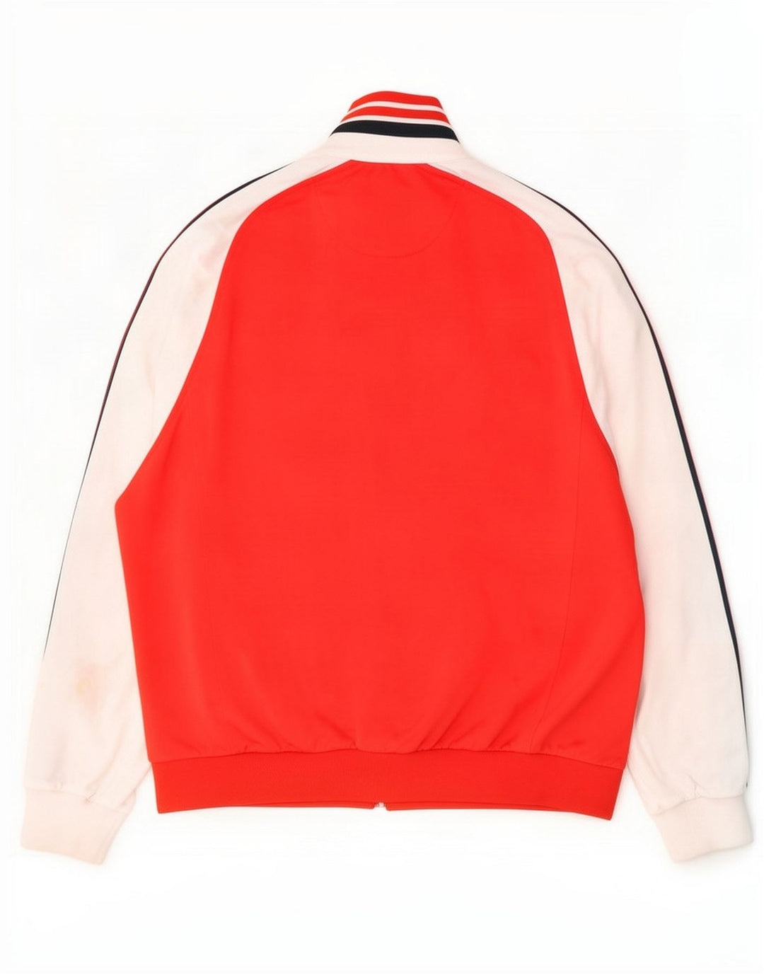 Champion Giacca da uomo da tuta grande rossa in poliestere color block