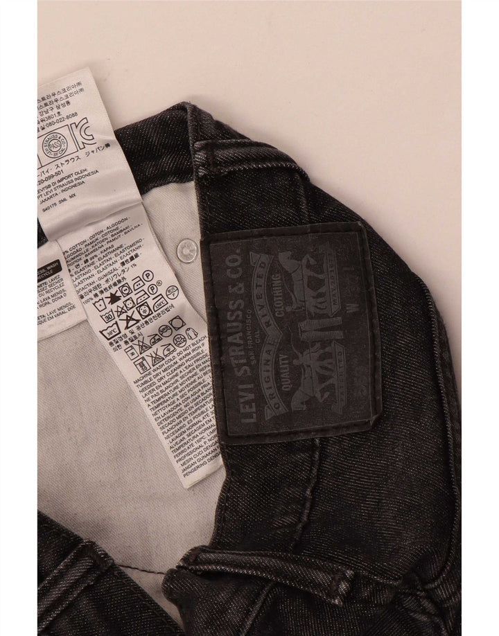 Pantaloncini di jeans Levi's 559 da uomo W30 in cotone grigio medio