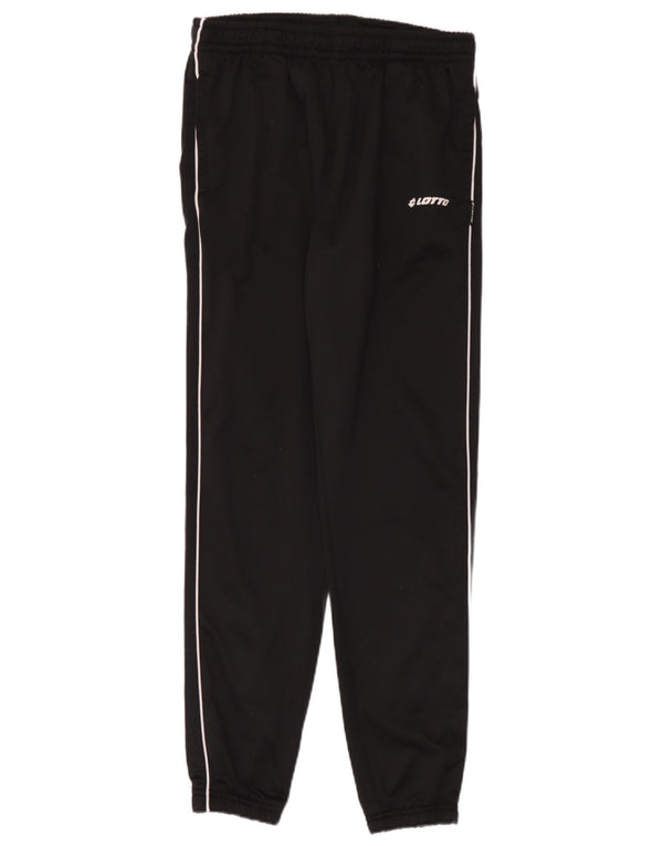 Pantaloni da tuta da uomo Lotto Joggers medio poliestere nero