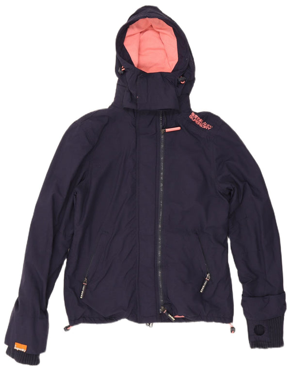 Giacca a vento da donna Superdry The Windcheater UK 14 medio blu navy