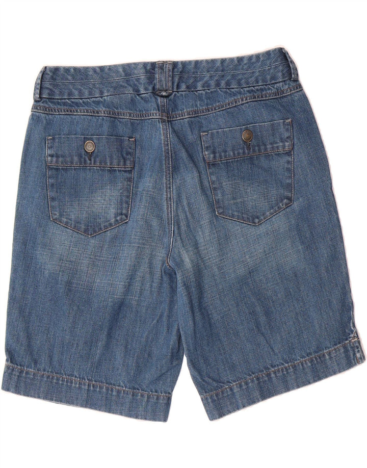 EDDIE BAUER Womens Curvy Denim Shorts US 10 Large W32  Blue Cotton Vintage Eddie Bauer and Second-Hand Eddie Bauer from Messina Hembry 