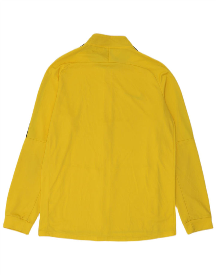 Nike - Giacca da uomo con grafica grafica, giacca grande, in poliestere color block giallo