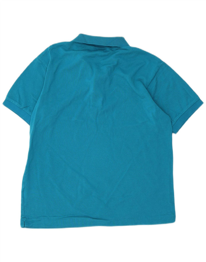 Polo da uomo Lacoste Classic Fit taglia 4 in cotone blu medio