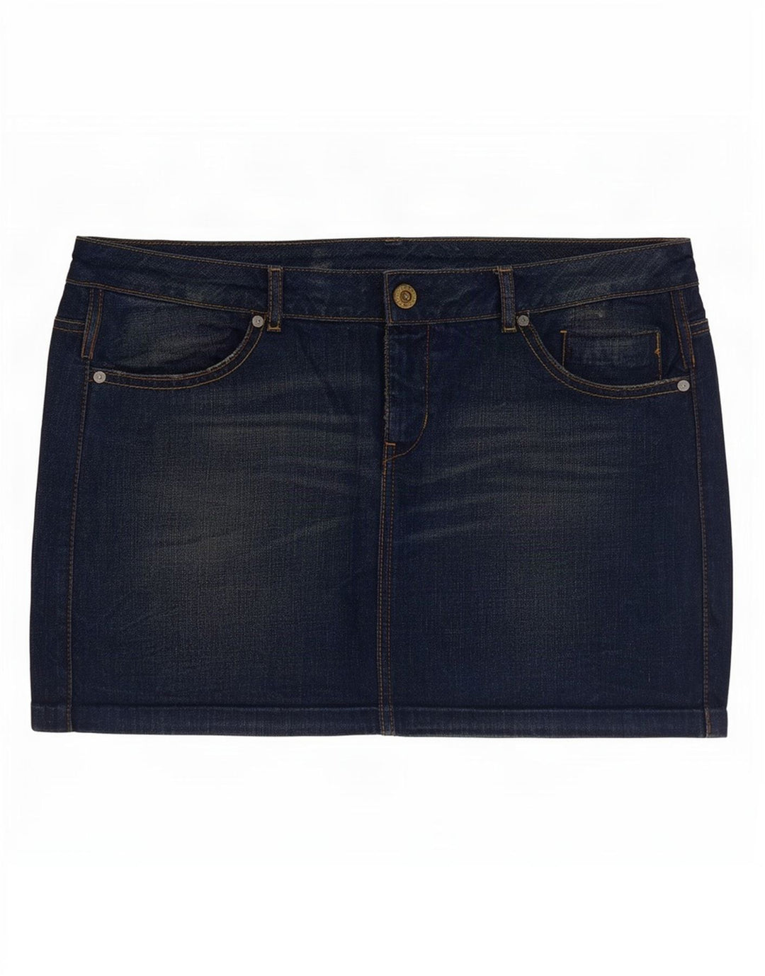 Guess Mini Gonna in Denim da Donna W32 Grande in Cotone Blu Navy