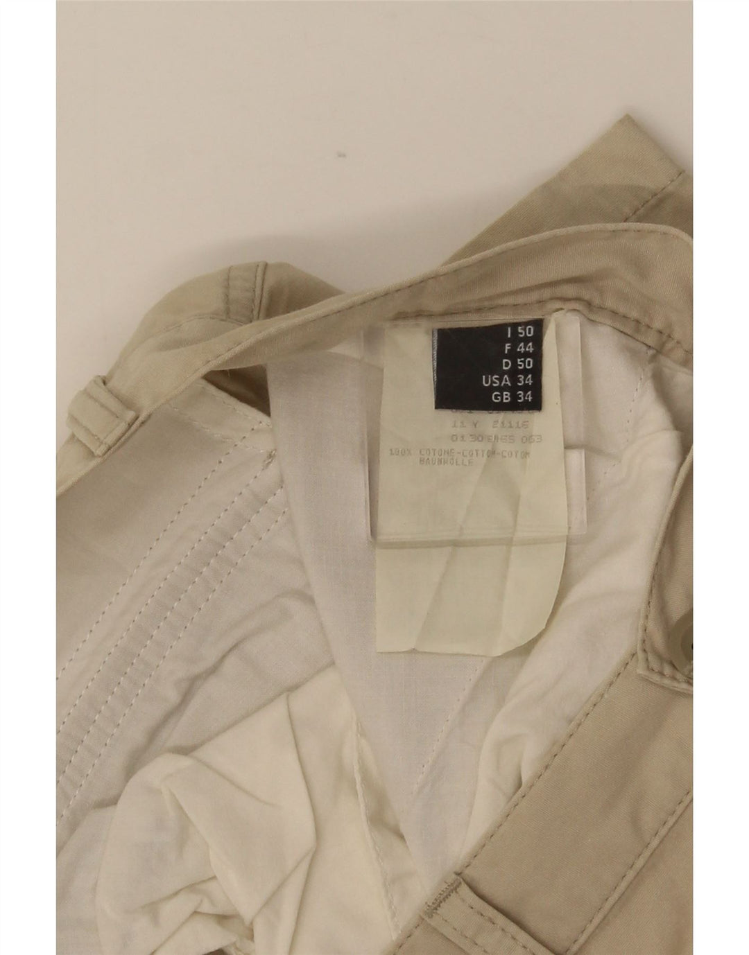 Pantaloncini cargo da uomo BELFE & BELFE W34 Large in cotone beige