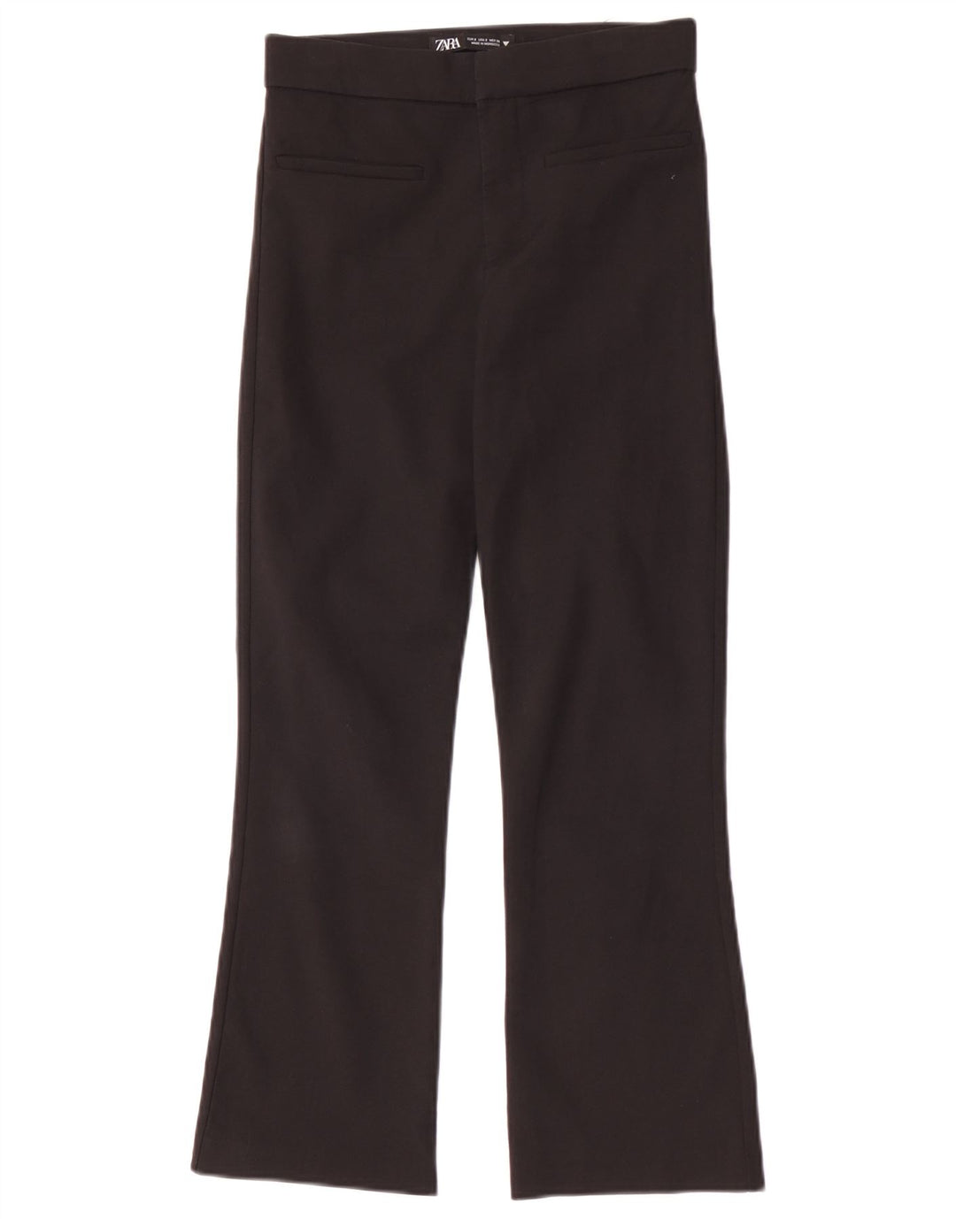 Pantaloni casual Bootcut da donna Zara piccoli W26 L25 neri