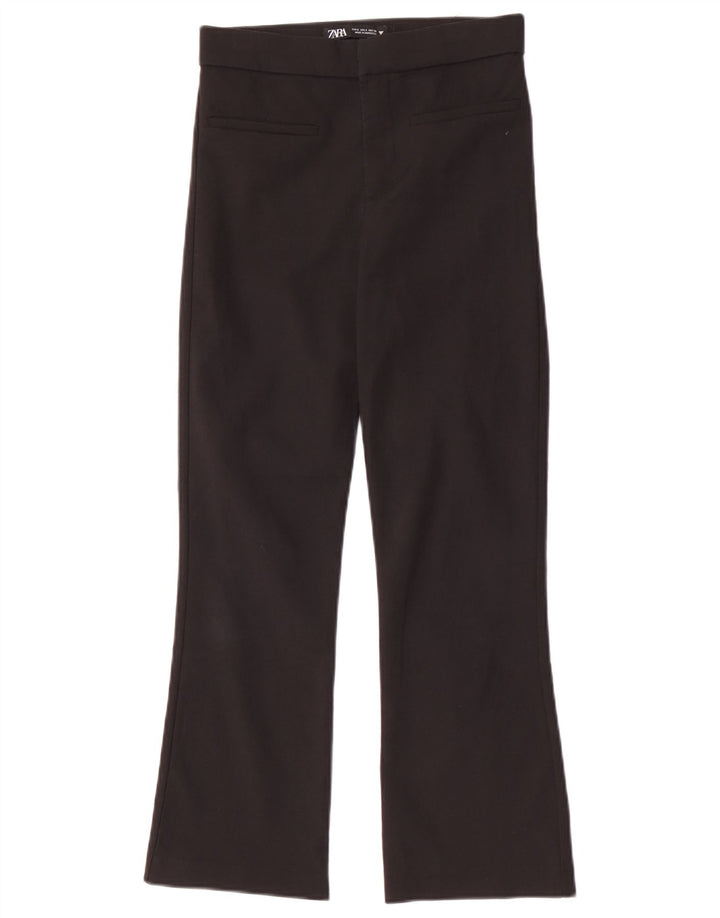 Pantaloni casual Bootcut da donna Zara piccoli W26 L25 neri