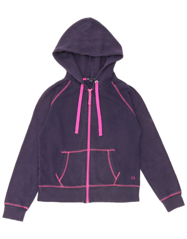 Maglione con cappuccio e zip da donna Gap UK 14 Cotone medio blu navy